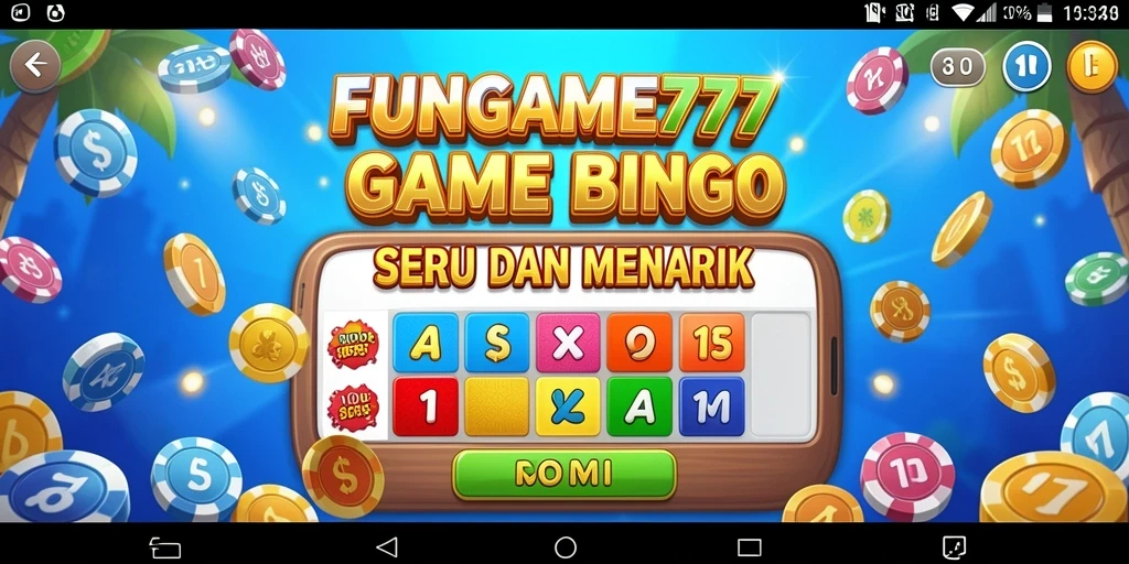 Screenshot gameplay seru FUNGame777 dengan suasana Bingo yang menawan.