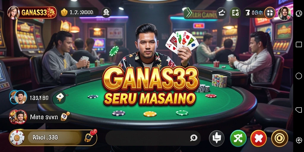 Tampilan gameplay menarik dari permainan Kasino di GANAS33.