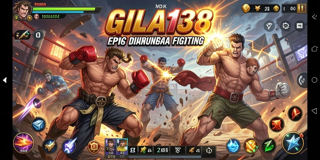 Screenshot utama GILA138 menunjukkan pertarungan seru dengan aksi mendebarkan.