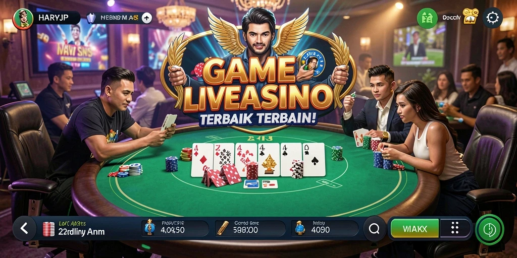 Tampilan gameplay HARAPJP yang seru dan interaktif di Live Casino.