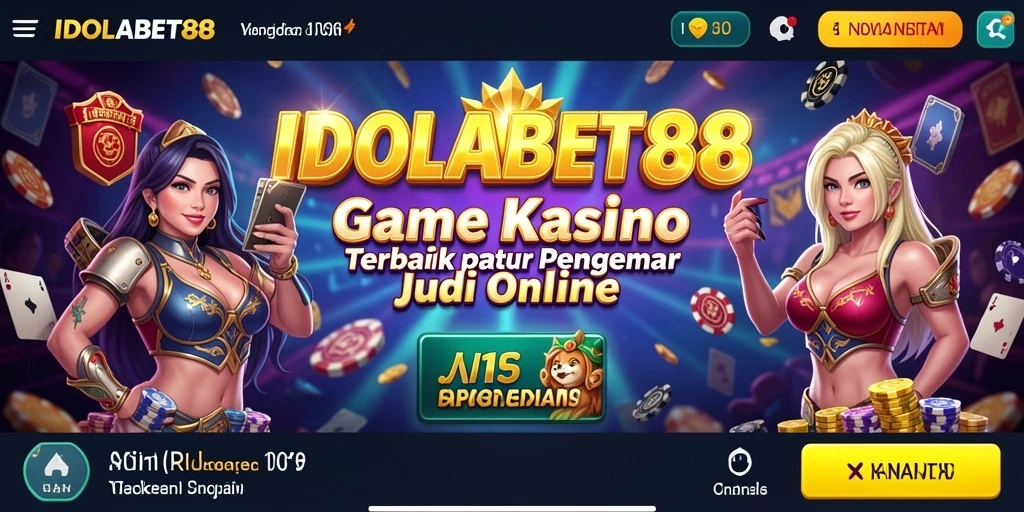 Tampilan gameplay seru dari aplikasi kasino IDOLABET88.