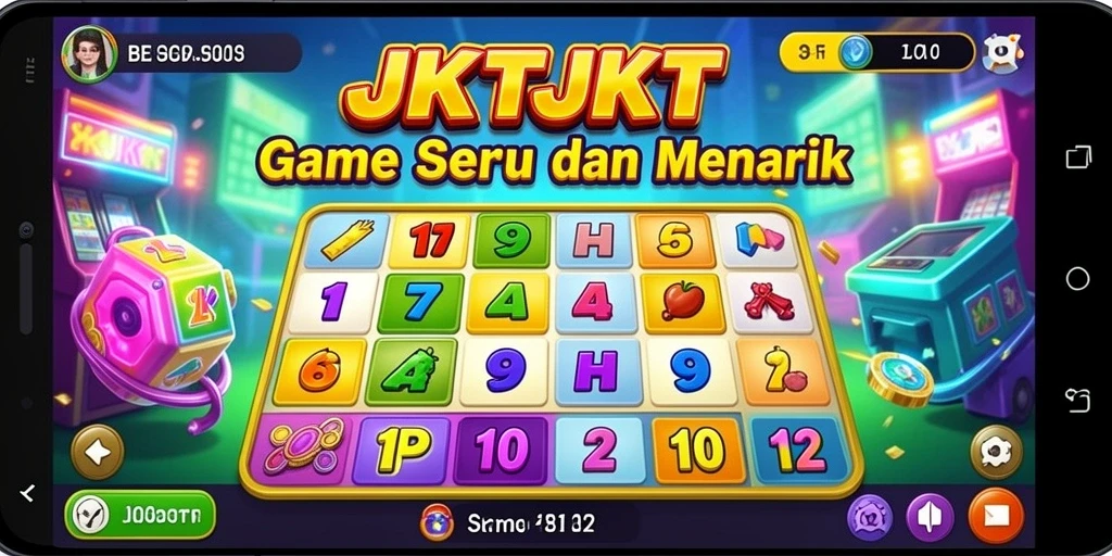 Gameplay menampilkan suasana seru permainan Bingo dengan desain yang menarik.