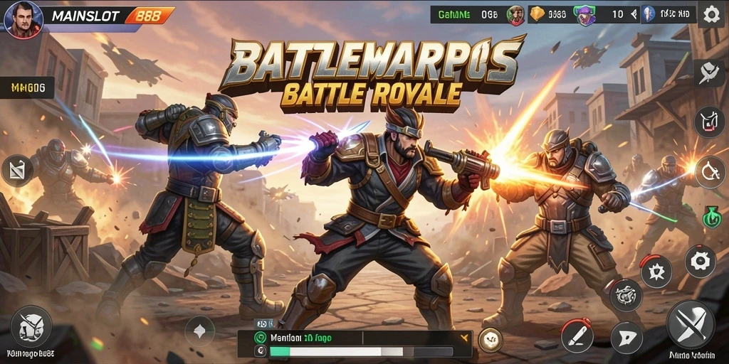 Gameplay seru dan dinamis MAINSLOT88 dalam pertempuran Battle Royale.