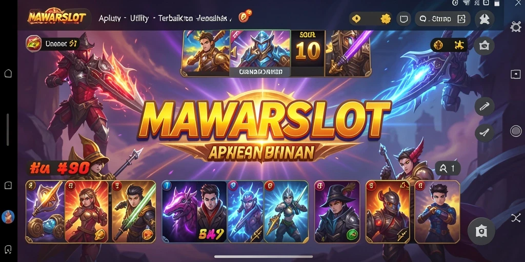 Tampilan antarmuka MAWARSLOT yang ramah pengguna dan efektif.