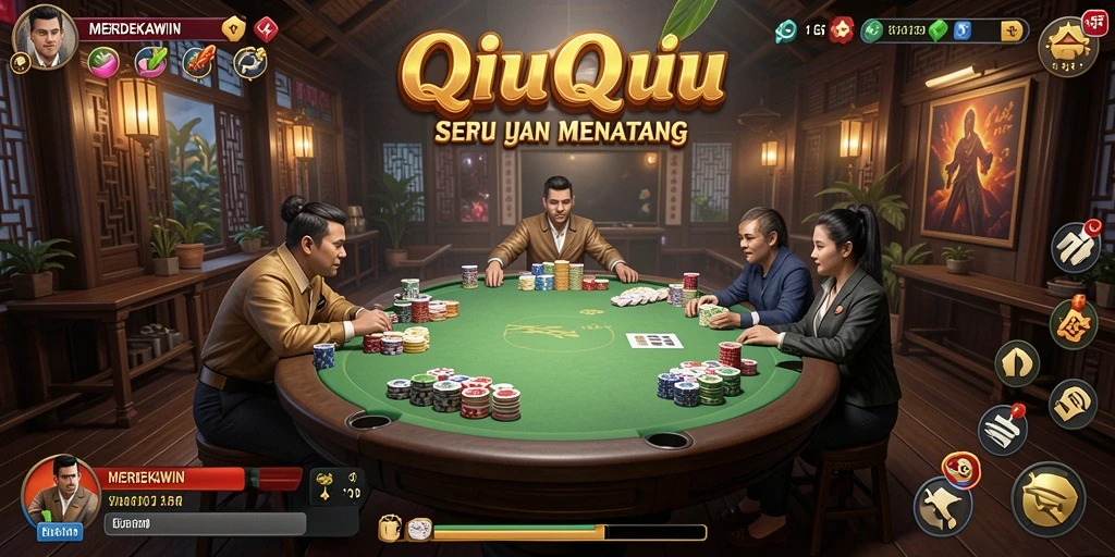 Tampilan gameplay seru dan penuh strategi di MERDEKAWIN.