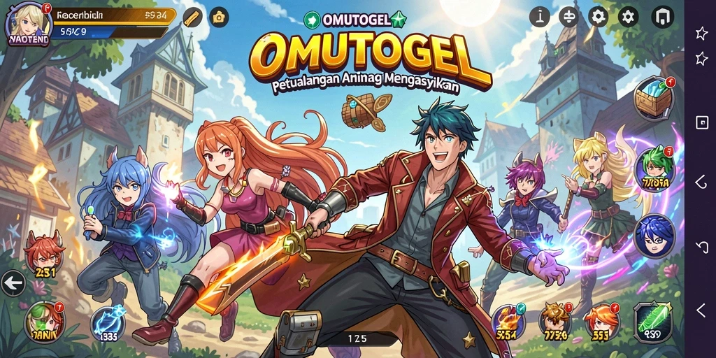 Gameplay seru di dunia anime yang penuh warna dan karakter menarik.