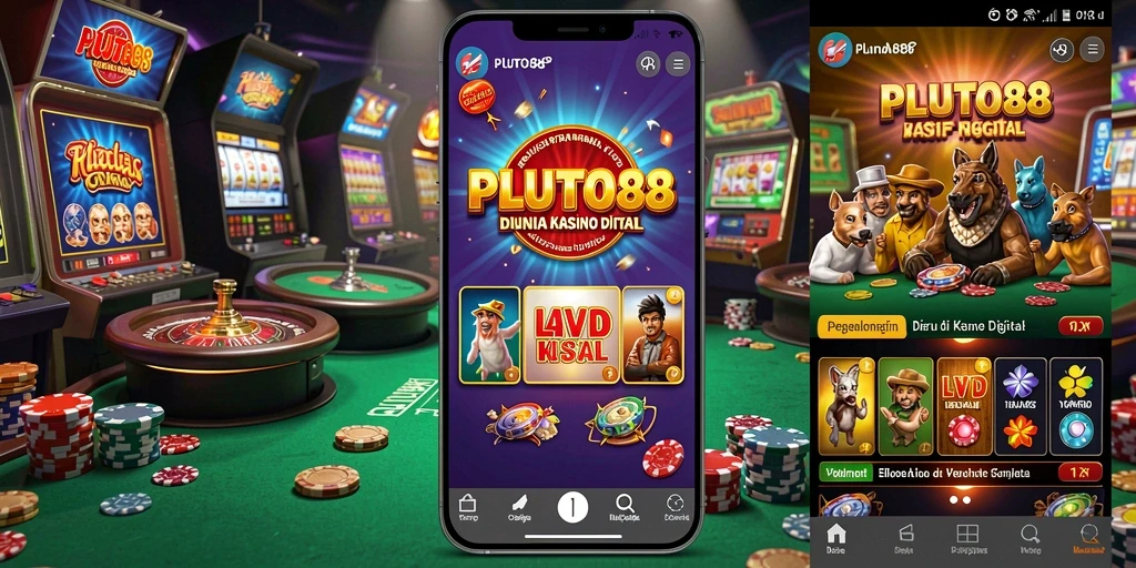 Screenshot menampilkan gameplay seru dari game Kasino PLUTO88.