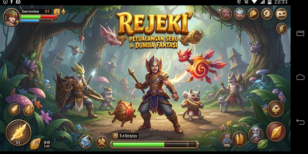 Tampilan grafik menawan dari gameplay REJEKI yang seru.