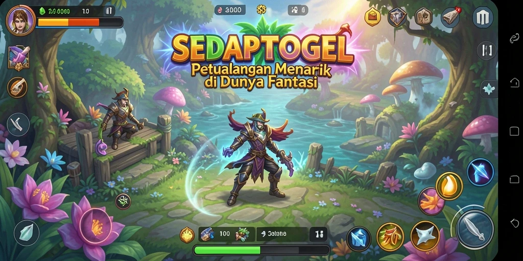 Tangkapan layar SEDAPTOGEL menampilkan aksi seru dalam petualangan yang memukau.