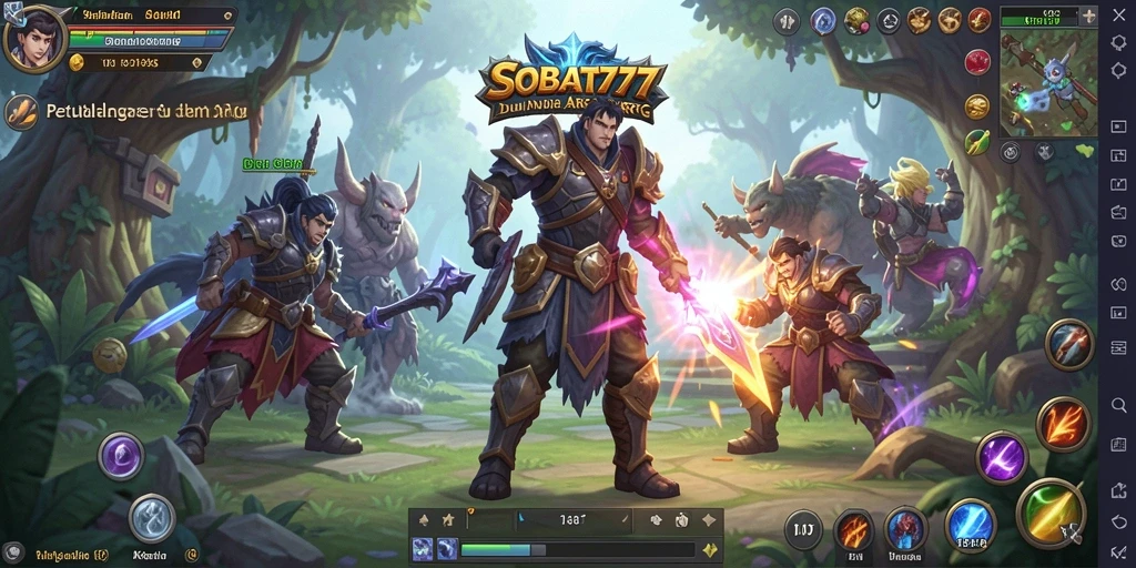 Tampilan gameplay SOBAT777 yang penuh aksi dan petualangan seru.