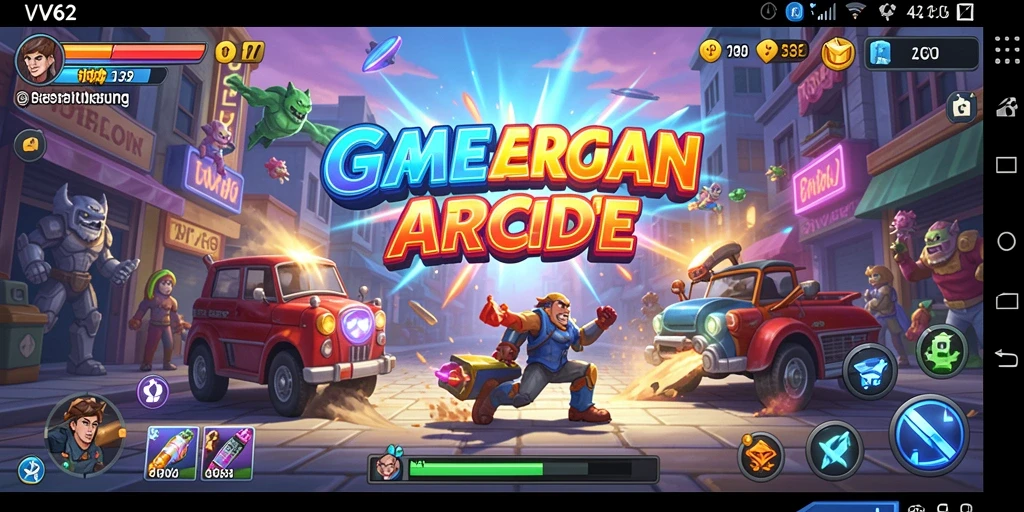 Tampilan gameplay menarik dan penuh aksi dari VV62.