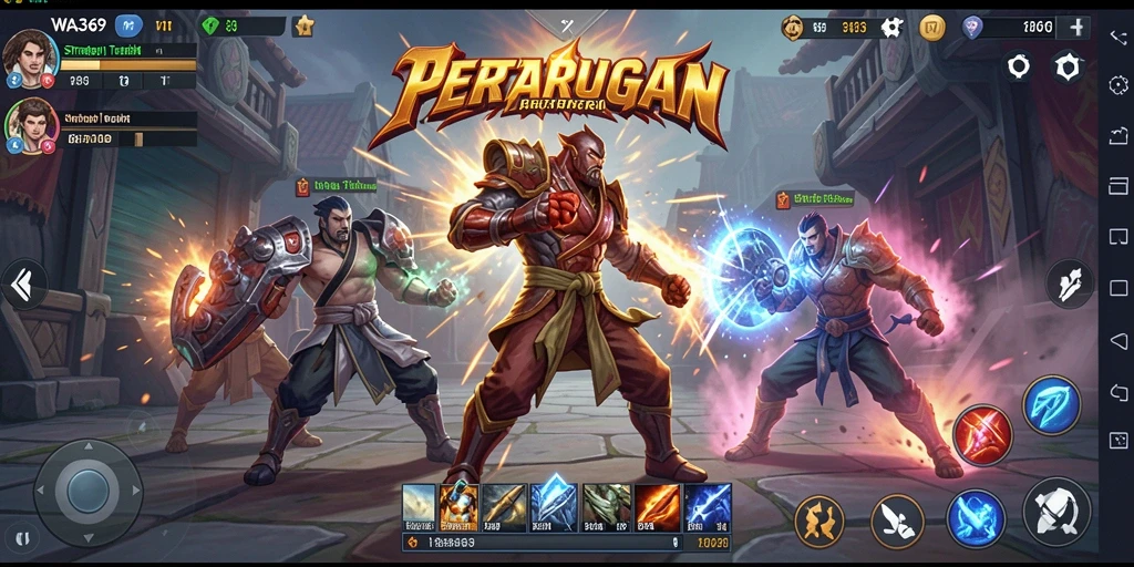 Tampilan gameplay WA369 yang intens dan penuh strategi.