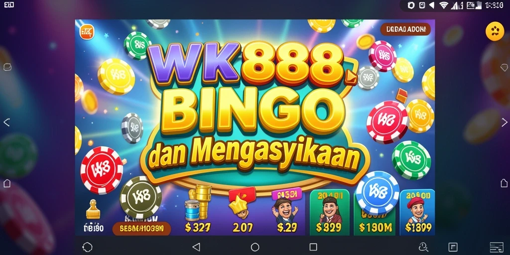 Tampilan gameplay Bingo yang menarik dan penuh warna.